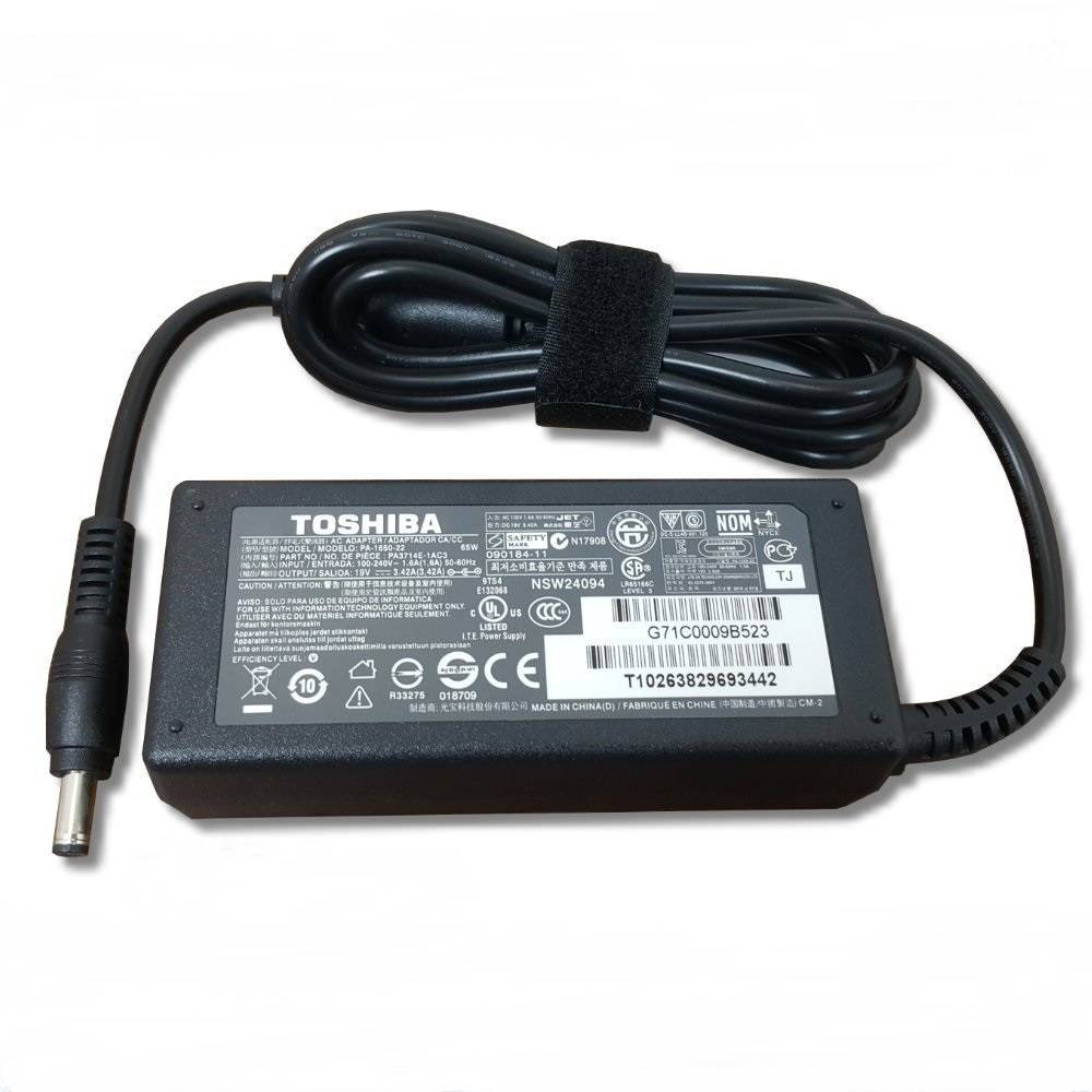 Original 65W AC Adaptador Toshiba Satellite C50-A-17ZNL C50-A-19T