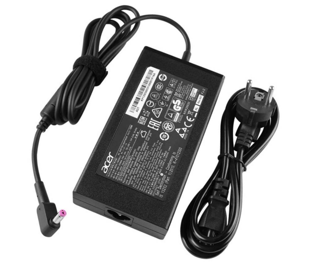 Original 19V 6.9A 135W Acer ADP-135KB T Adaptador Cargador + Cable Original 19V 6.9A 135W Acer ADP-135KB T Adaptador Cargador + Cable