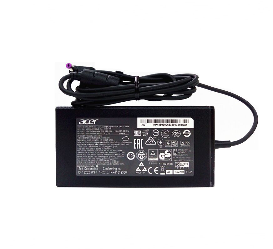 Original 135W Acer ADP-135KB T Adaptador Cargador Original 135W Acer ADP-135KB T Adaptador Cargador