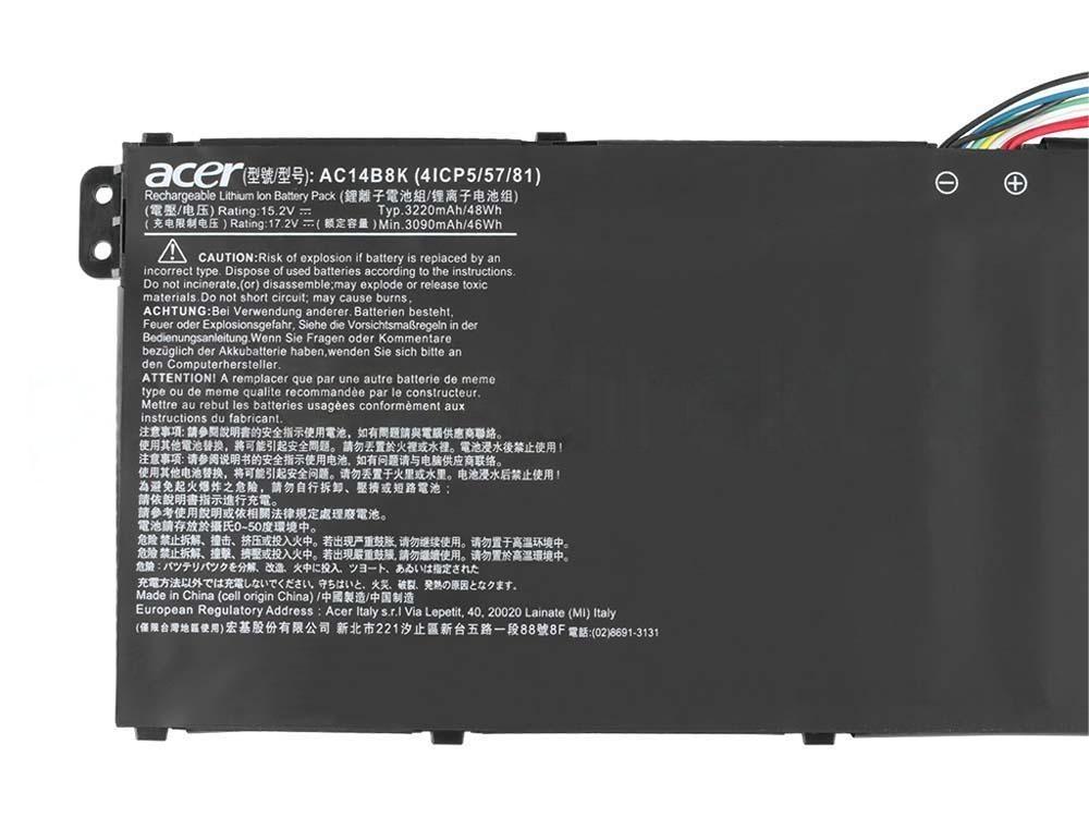 Original Batería Acer Aspire E5-575 Series 48Wh 3220mAh