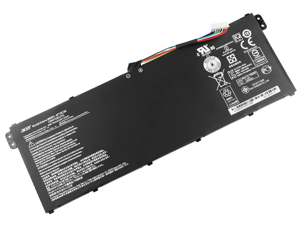 Original 50.29Wh 4471mAh Acer AP18C8K 3INP5/82/70 Batería Original 50.29Wh 4471mAh Acer AP18C8K 3INP5/82/70 Batería