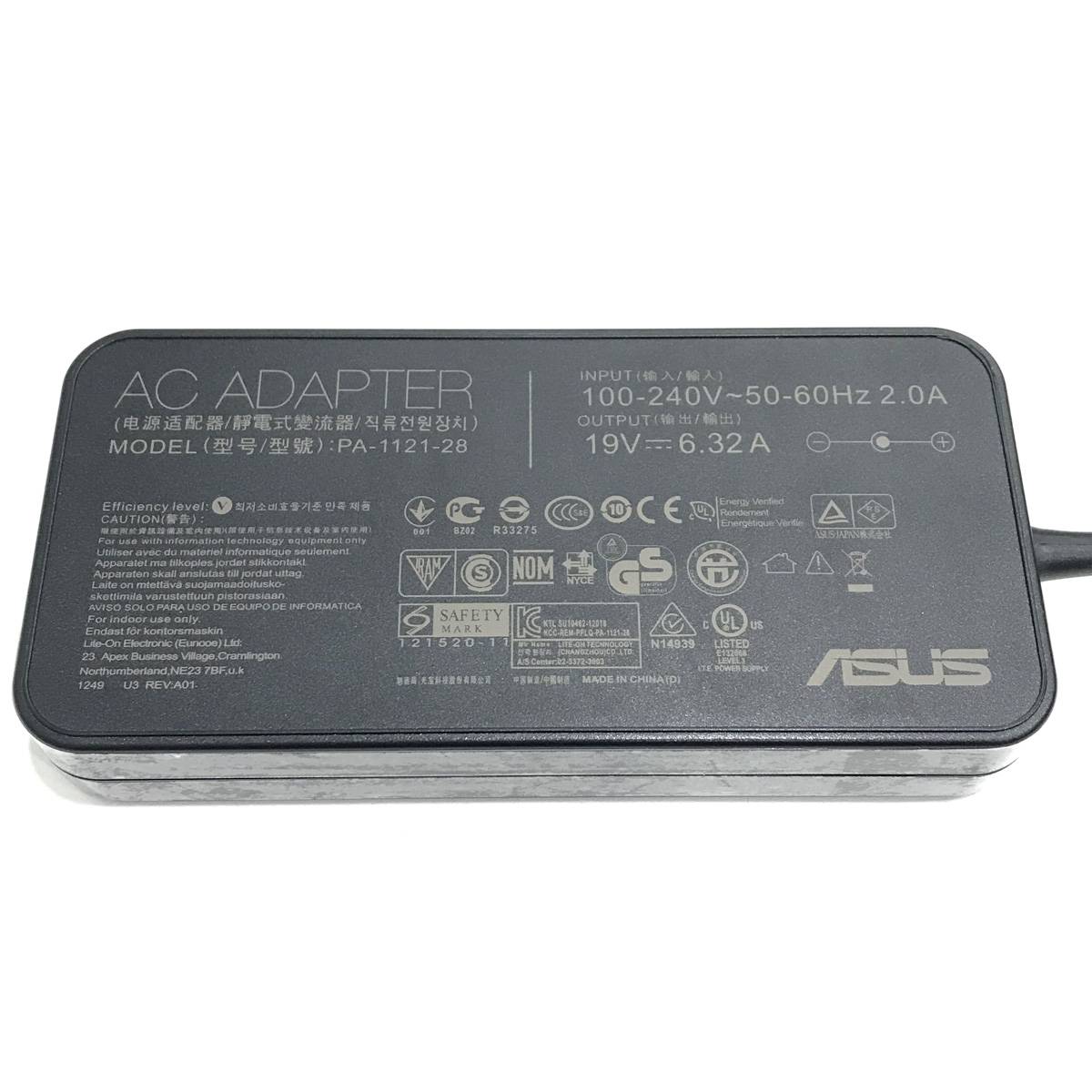 Original 120W Asus 0A001-00060700 0A001-00060800 Adaptador Cargador
