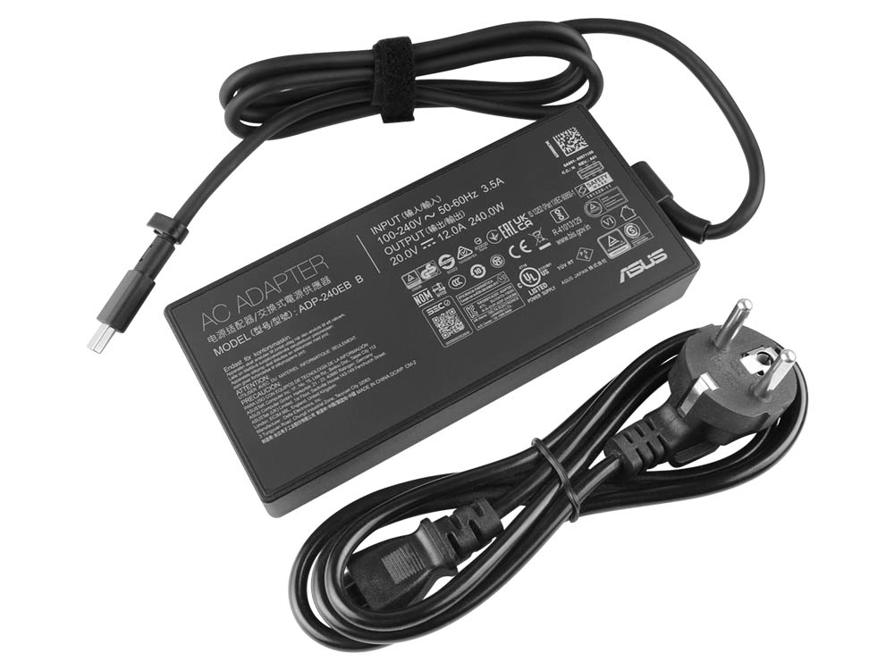 Original 240W Asus 0A001-00971100 Rectangle Conn Cargador AC Adaptador + Cable