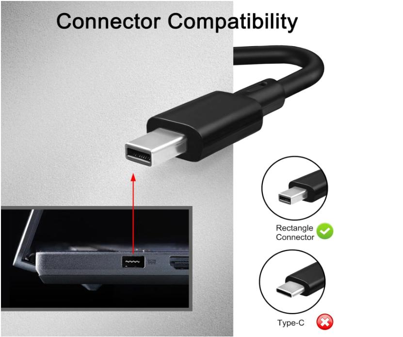 Original 240W Asus 0A001-01120600 Rectangle Conn Cargador AC Adaptador + Cable