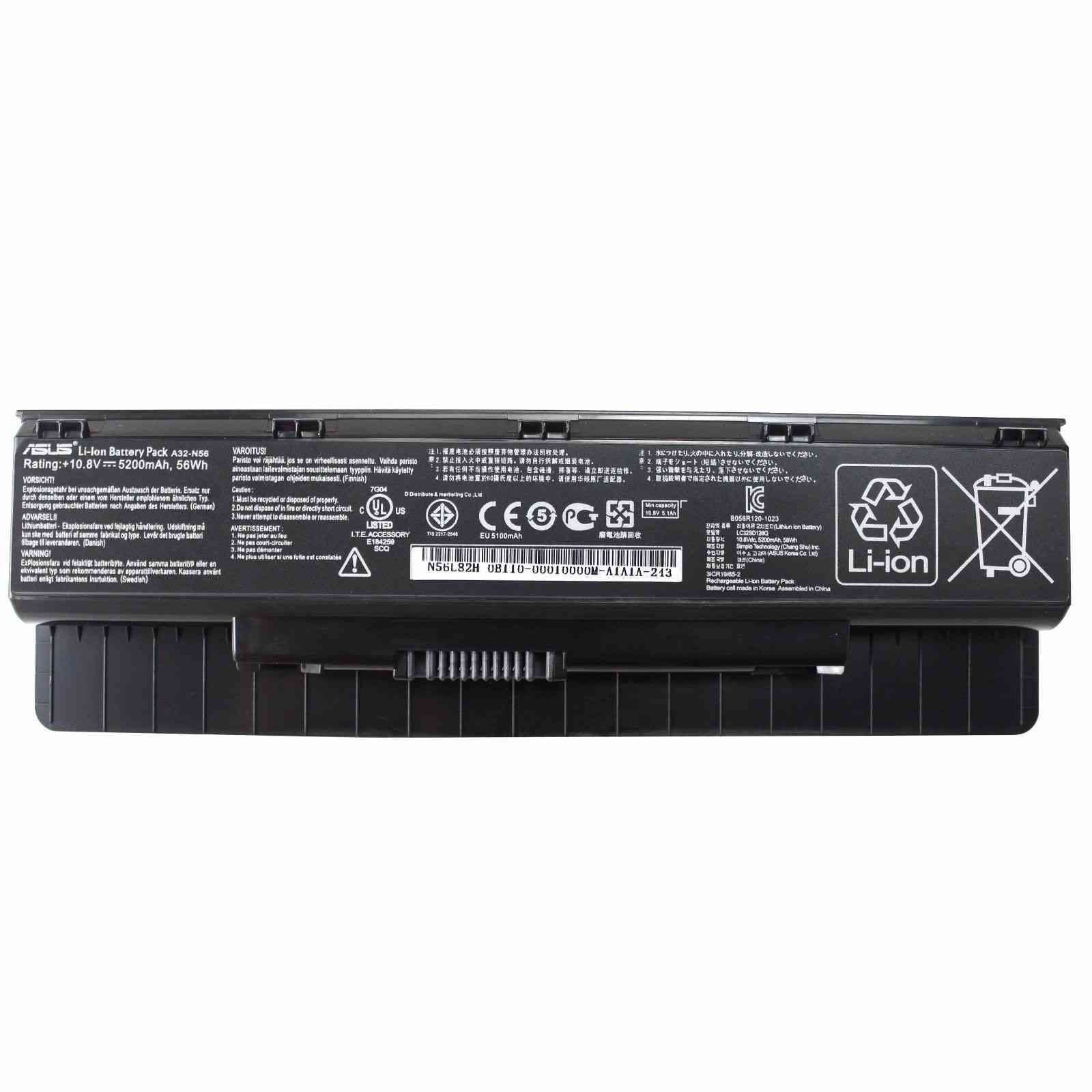 Original 56Wh Batería Asus 0B110-00060000 Original 56Wh Batería Asus 0B110-00060000