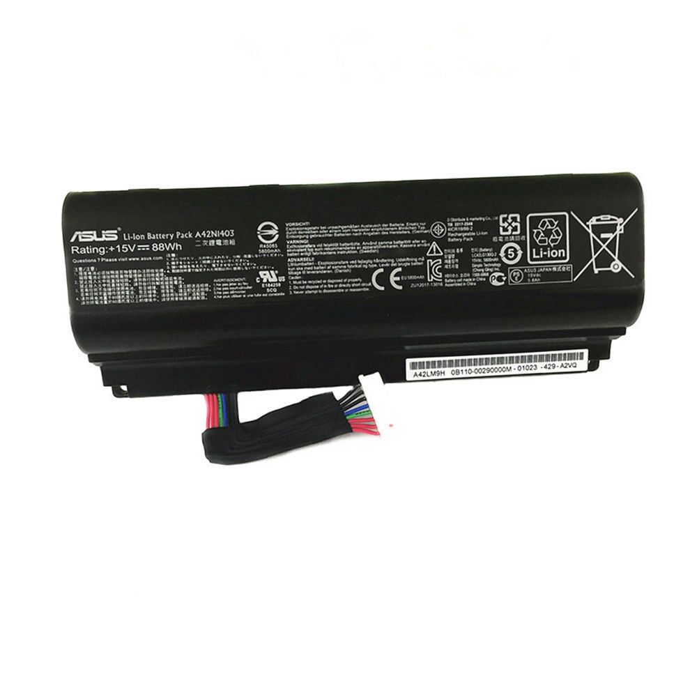 88Wh Original Batería Asus G751JM-T7041H 88Wh Original Batería Asus G751JM-T7041H
