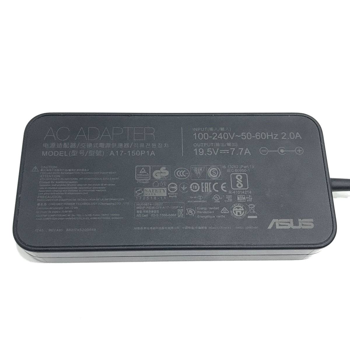 Original 150W AC Adaptador Cargador Asus A17-150P1A