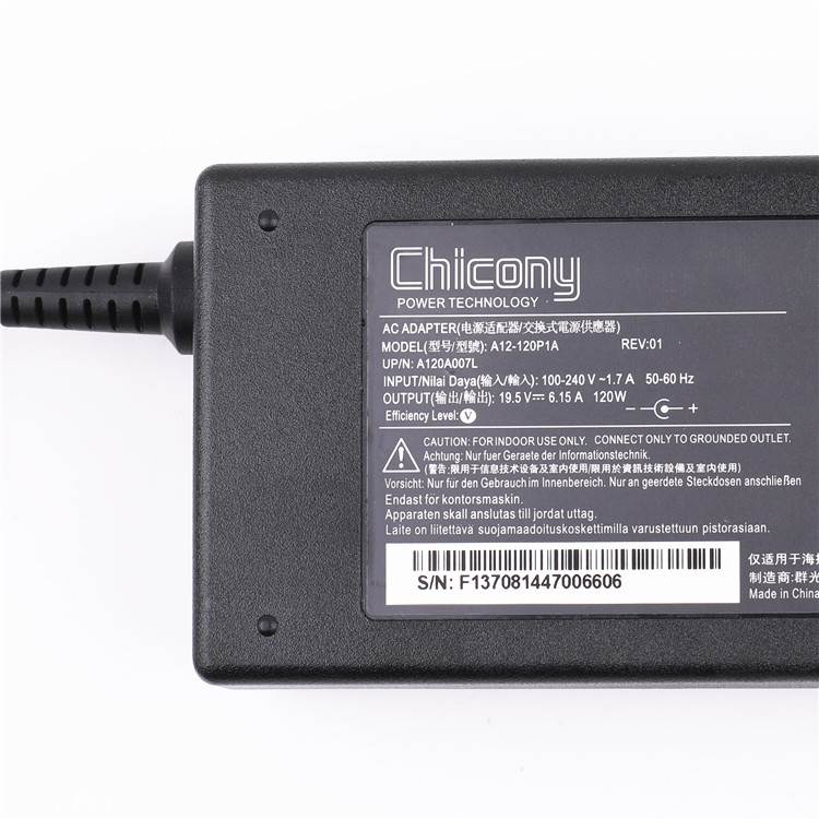 Original 120W Adaptador Cargador Eurocom Electra 2
