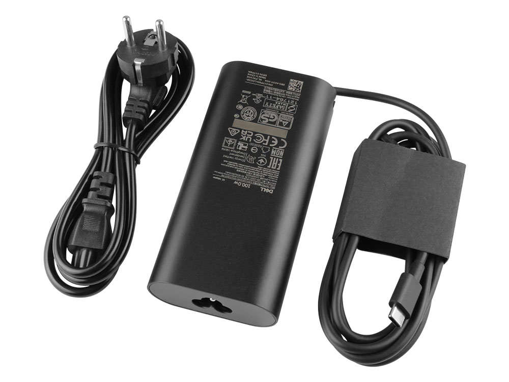 Original 100W USB-C Cargador Dell 14 Premium DA14250 AC Adaptador + Cable Original 100W USB-C Cargador Dell 14 Premium DA14250 AC Adaptador + Cable