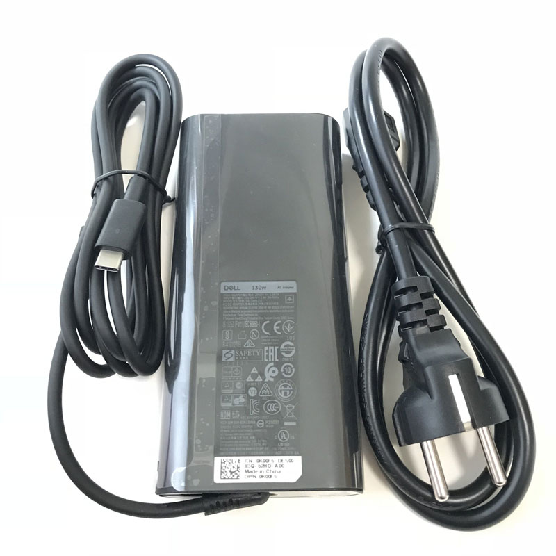 Original 130W 6.5A USB-C Adaptador Cargador Dell XPS 15 9560-1561 Original 130W 6.5A USB-C Adaptador Cargador Dell XPS 15 9560-1561