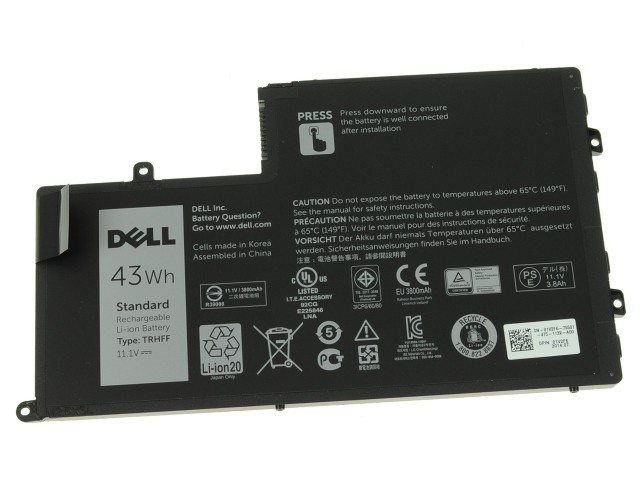 Original 43Wh 3 Cell Dell 0TRHFF Batería Original 43Wh 3 Cell Dell 0TRHFF Batería