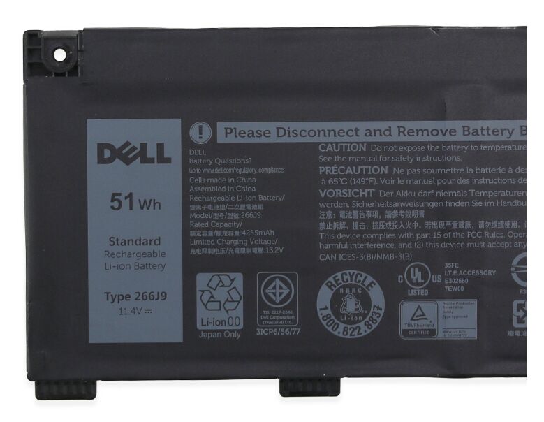 Original 51Wh 4255mAh Dell G3 15 3590 Batería