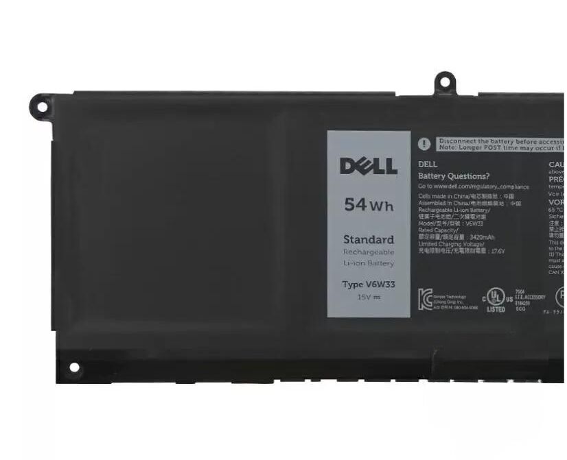 Original 15V 54Wh 3600mAh Dell 0XPHX8 VKYJX Batería