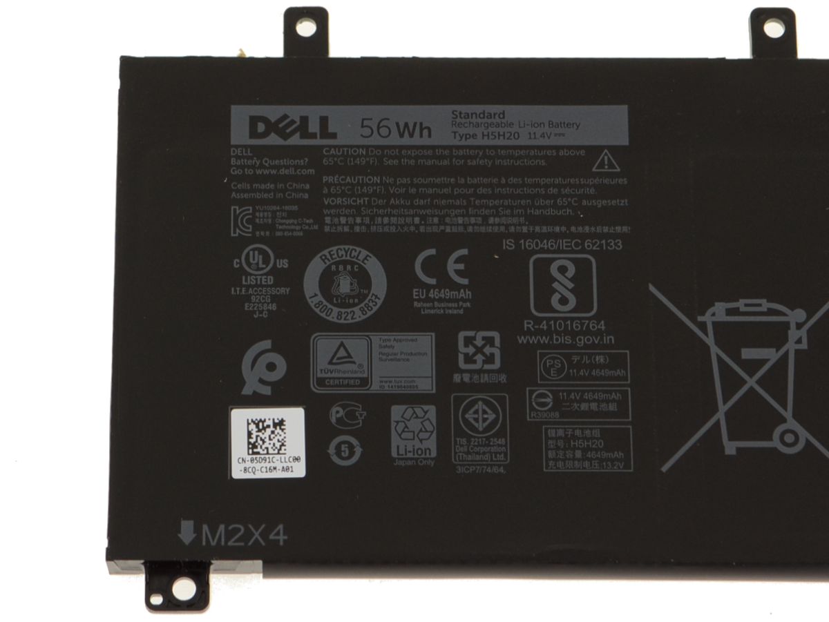 Original 56Wh Dell AA395841 VOGMT Batería