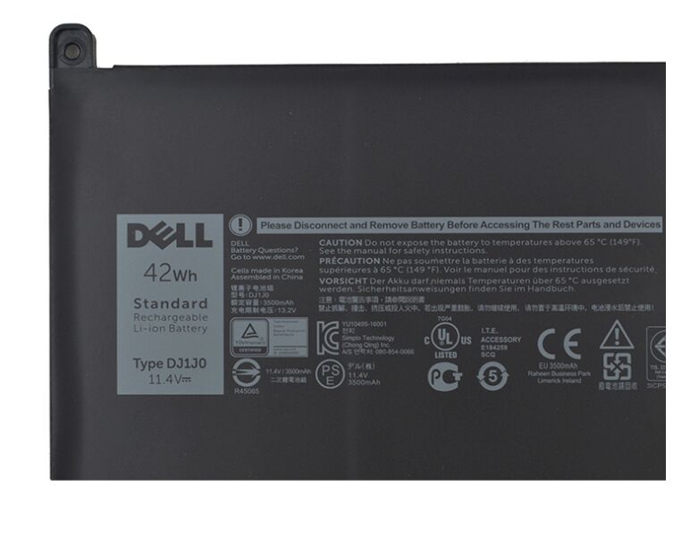 Original 11.4V 42Whr Dell Latitude E7280 E7480 Batería