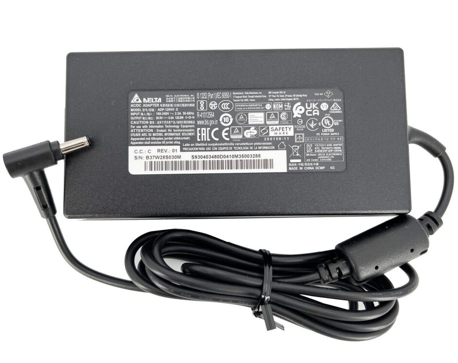 Original 120W Chicony A120A055P AC Adaptador Cargador + Cable