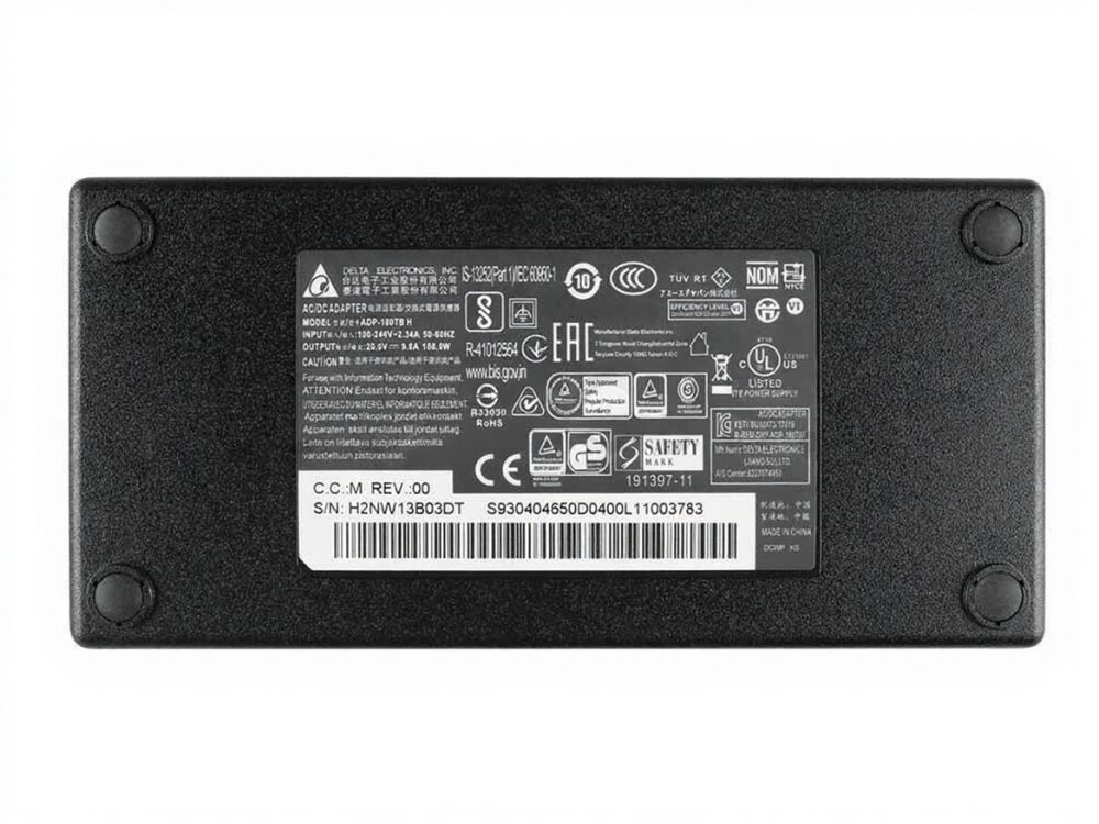 Original 180W MSI Alpha 15 B5EEK-A3DC AC Adaptador Cargador + Cable