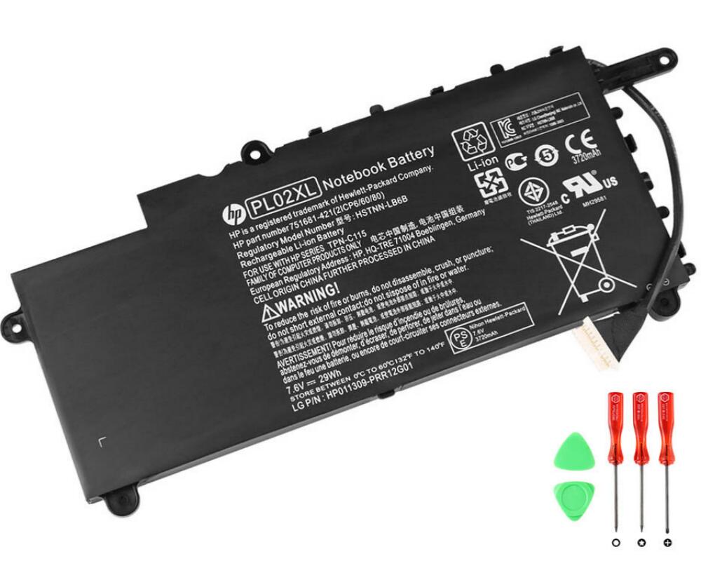 Original 29Wh HP HSTNN-LB6B HSTNN-LB6R Batería Original 29Wh HP HSTNN-LB6B HSTNN-LB6R Batería