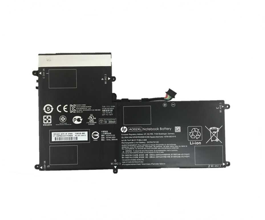 Original 31Wh Batería HP AO02XL Original 31Wh Batería HP AO02XL