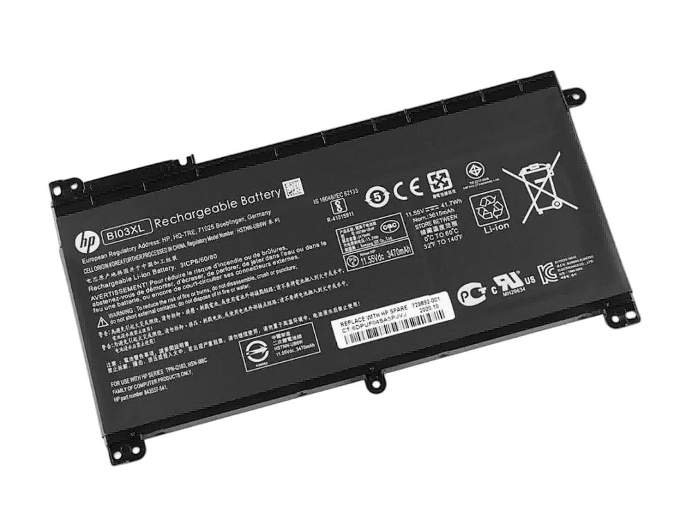 Original 3470mAh 41.7Wh Batería 13-u100ca