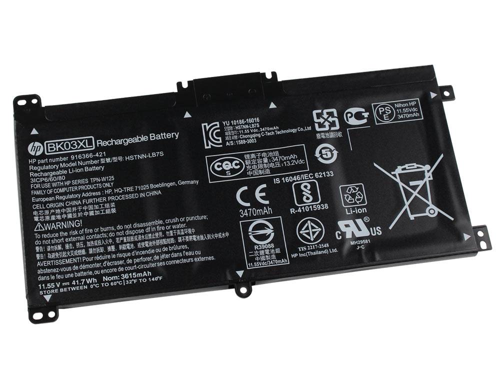 Original 3470mAh 41.7Wh HP 916366-541 Batería Original 3470mAh 41.7Wh HP 916366-541 Batería