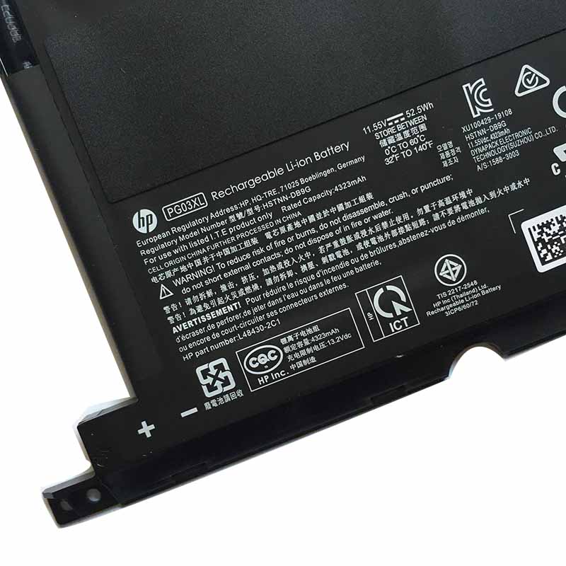 Original 4523mAh 52.5Wh Batería HP Pavilion Gaming 15-dk0000 5XE59AV