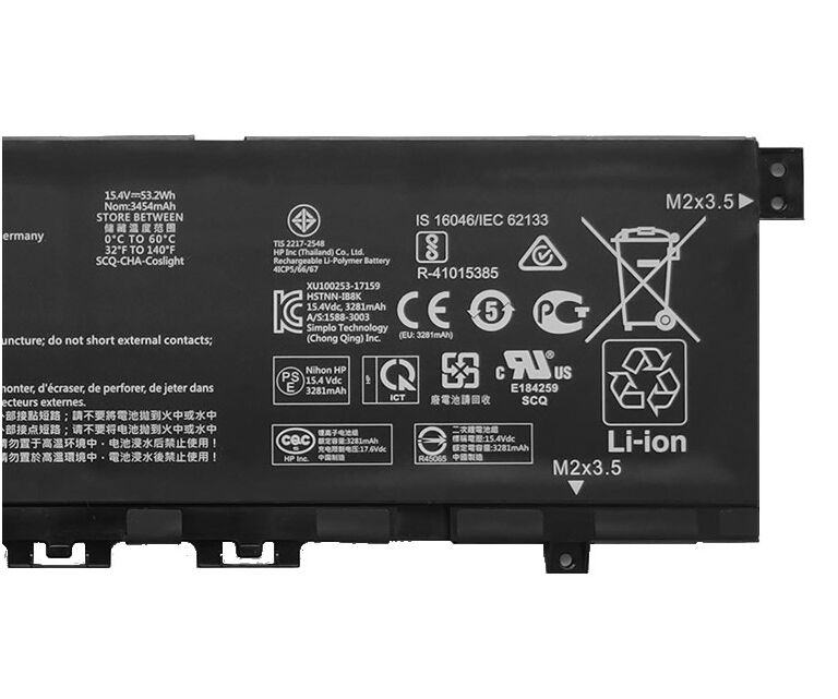 Original 3454mAh 53.2Wh HP Envy 13-ag0051la 13-ah0052la Batería