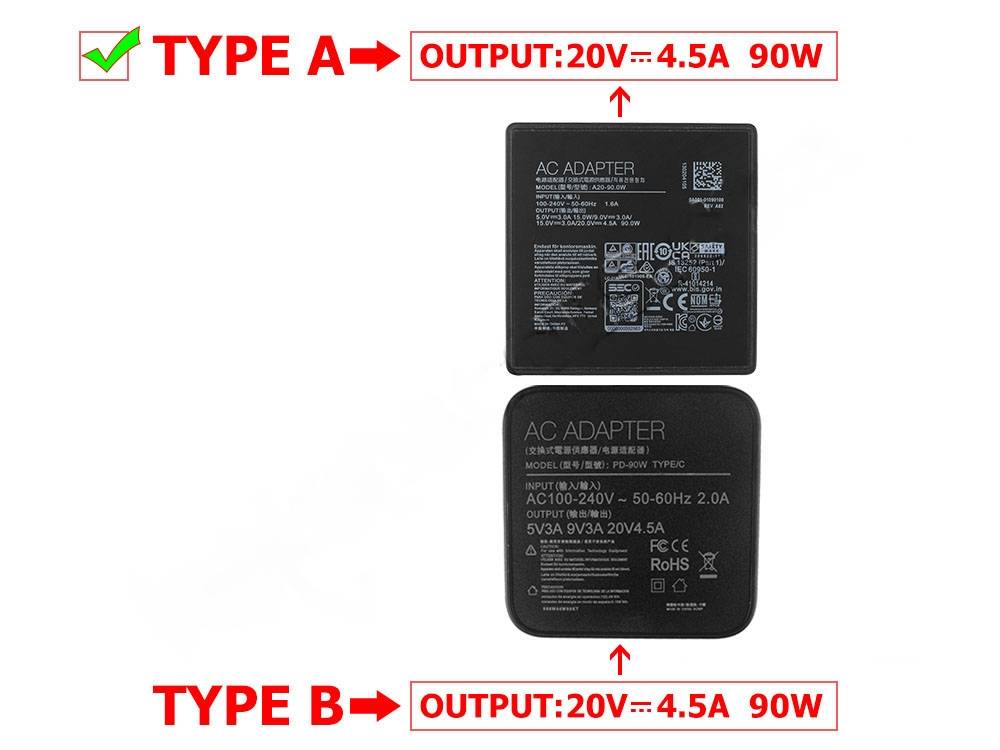 90W USB-C HP 2EP10EA Adaptador Cargador + Cable