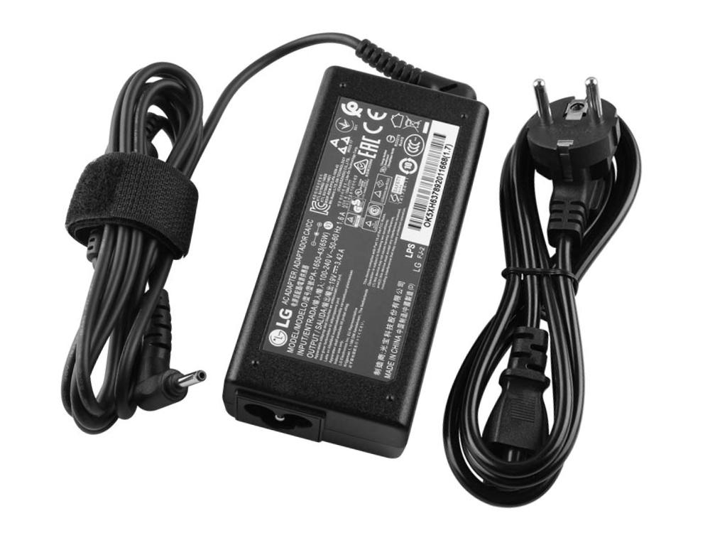 Original 19V 3.42A 65W LG 13ZD940-L.AX1BL Adaptador Cargador + Cable