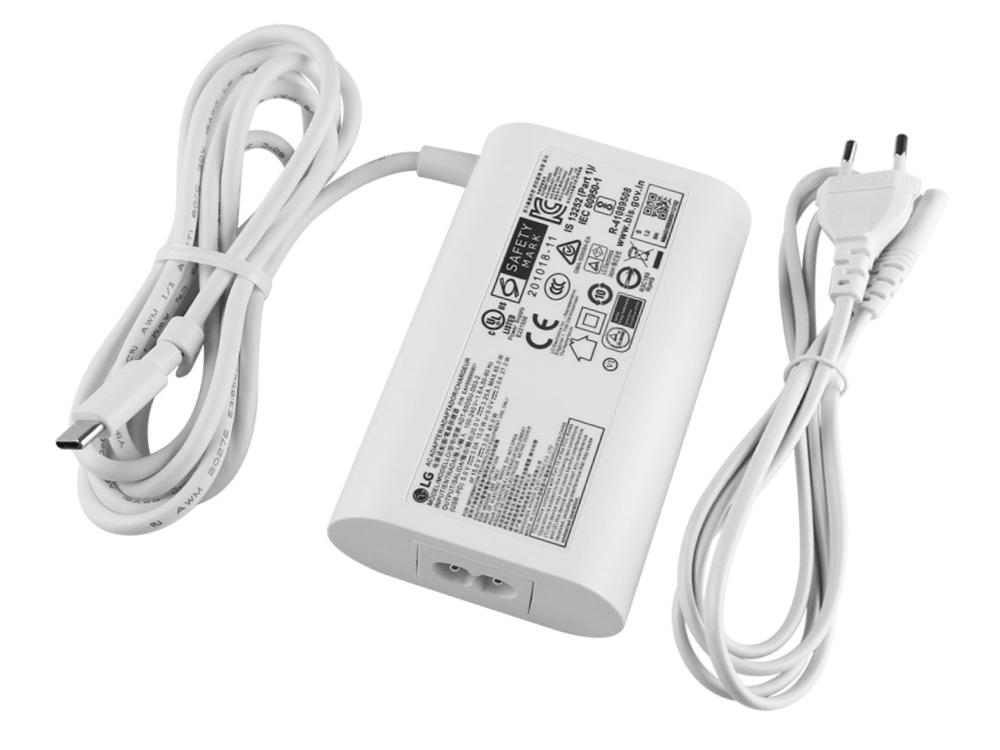 Original 65W USB-C Adaptador LG 1544-7777 Cargador + Cable Original 65W USB-C Adaptador LG 1544-7777 Cargador + Cable