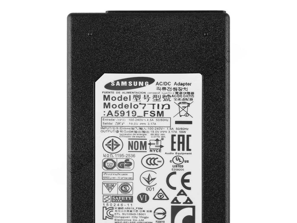 Original 59W Samsung UE32J4510 32 AC Adaptador + Cable