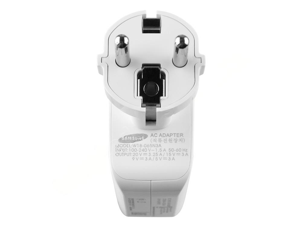 Original 65W USB-C Cargador Samsung Galaxy Book Flex2 Alpha AC Adaptador