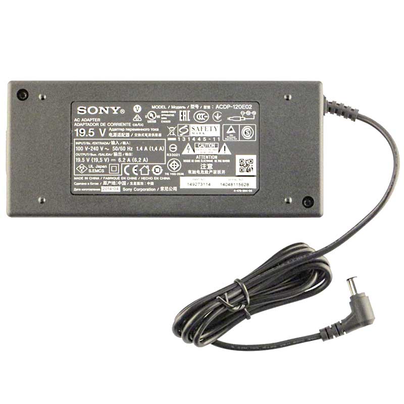 Original 120W Adaptador Cargador Sony 1-492-293-12 Original 120W Adaptador Cargador Sony 1-492-293-12