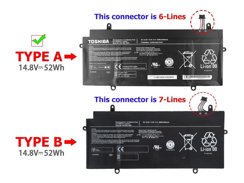 Original 52Wh Batería Toshiba Portege Z30